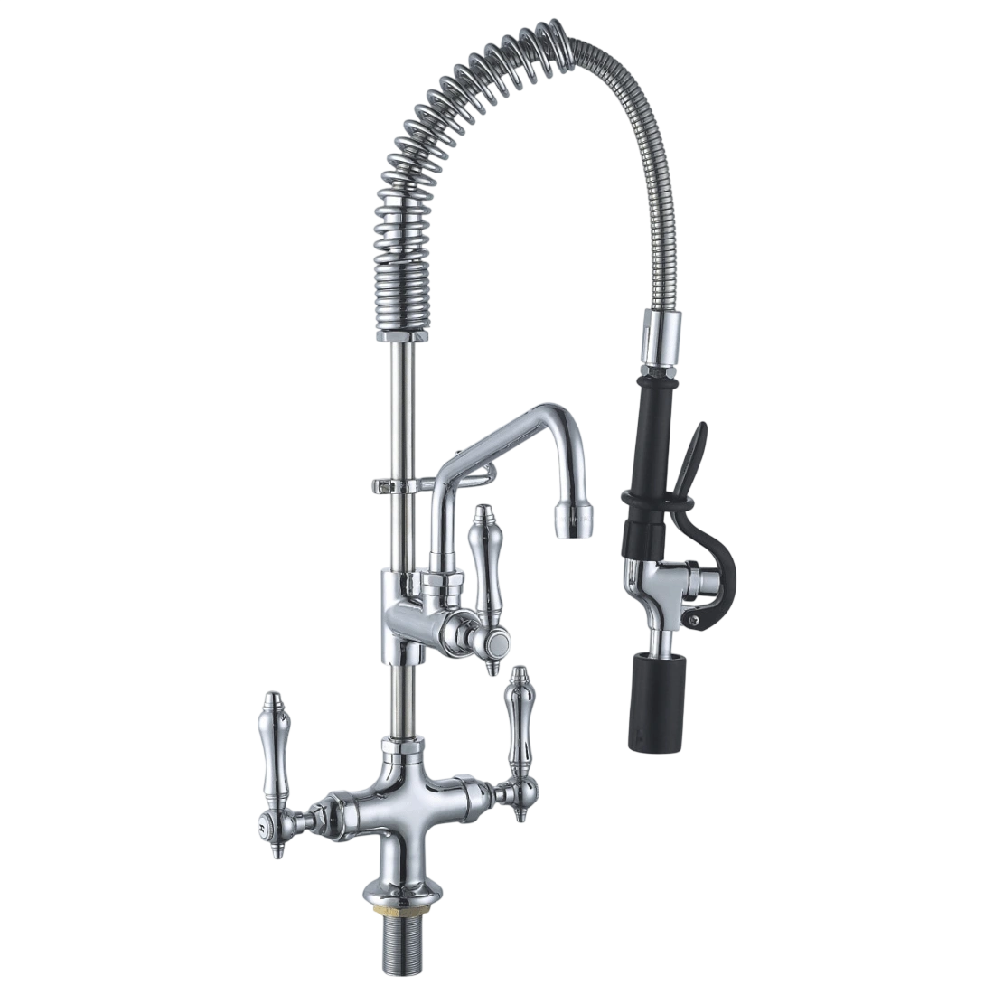 Sunmixer T98001MN-2C Mini Pre-Rinse Unit with Add-on Faucet & 152mm Swing Nozzle commercial kitchen equipment