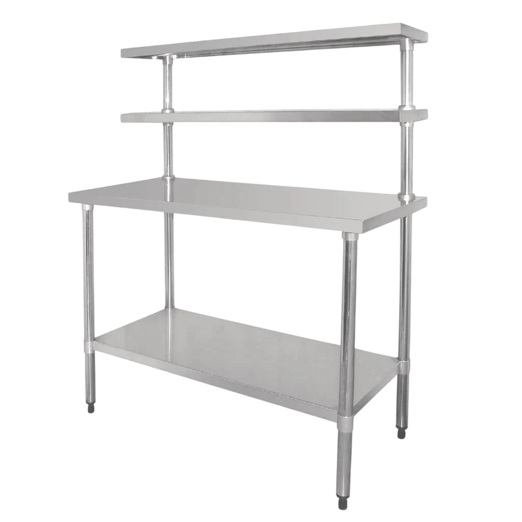 Vogue CC359 Stainless Steel Prep Station – 1200×600mm with Gantry commercial kitchen equipment