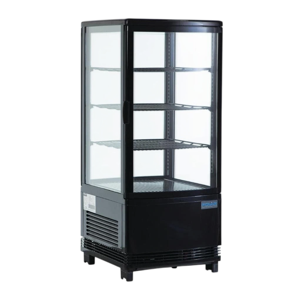 Polar CX577-A C-Series Countertop Display Fridge – 68L Black commercial kitchen equipment