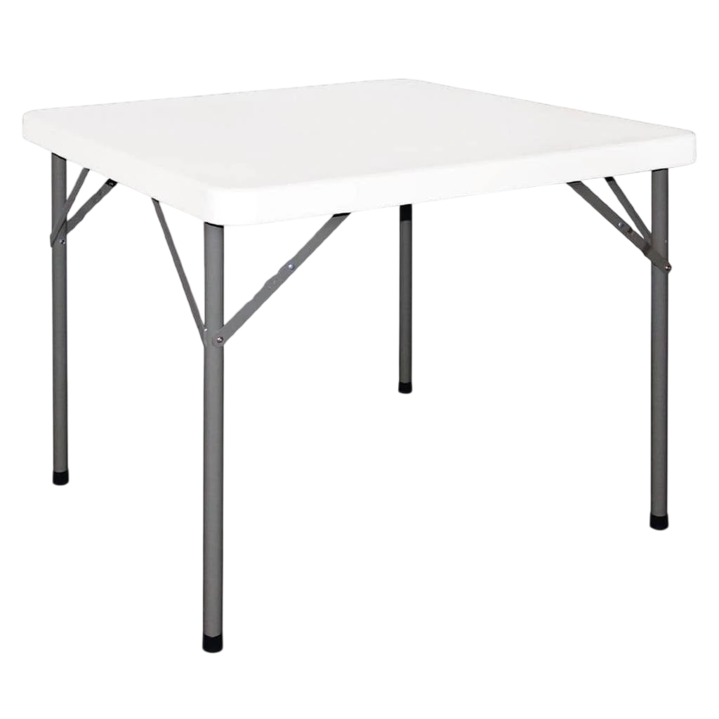 Bolero Y807 Square Foldaway Table – 880×880mm, Polyethylene, Steel Frame commercial kitchen equipment