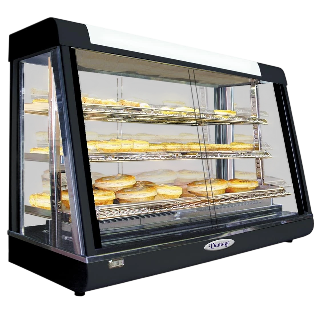 Benchstar PW-RT/660/TGE Pie Warmer – 660mm Heated Food Display