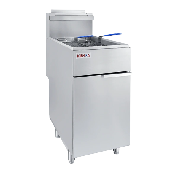 Kenna Commercial Gas Fryer | 4 or 5 Burners, 2 or 3 Baskets – NG or LPG commercial kitchen equipment