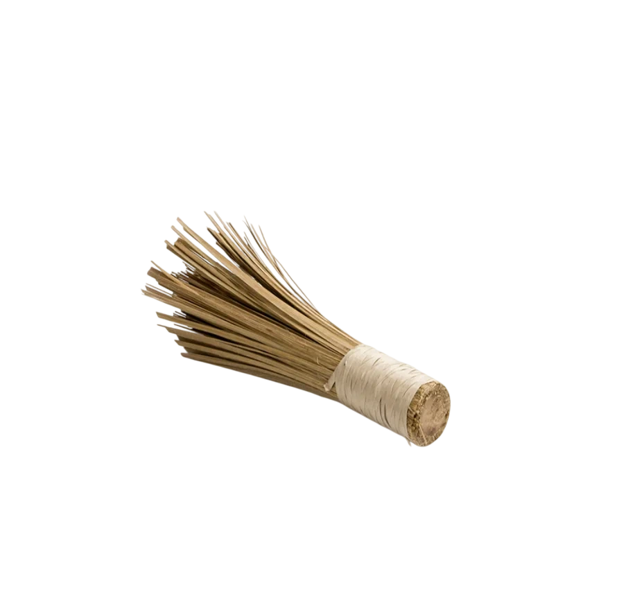 Kitchen Knock 000908 Wok Brush Bamboo - Slanted - Extra Large