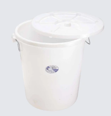 Kitchen Knock 014731 Plastic Bin Food Grade - White - 100L - 530(Ø)*25(H)mm - Lid