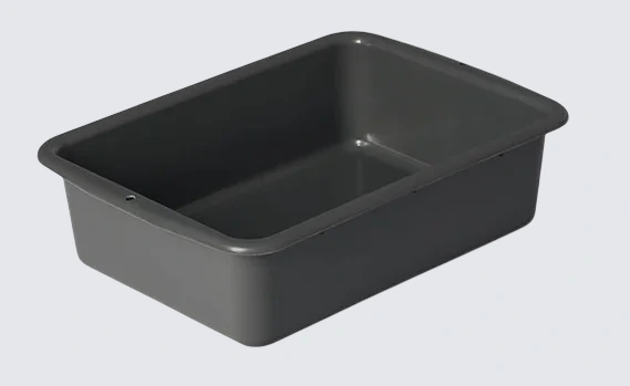 Compact Grey Logistics Container - Small Size (AF08634 / 041734) commercial kitchen equipment