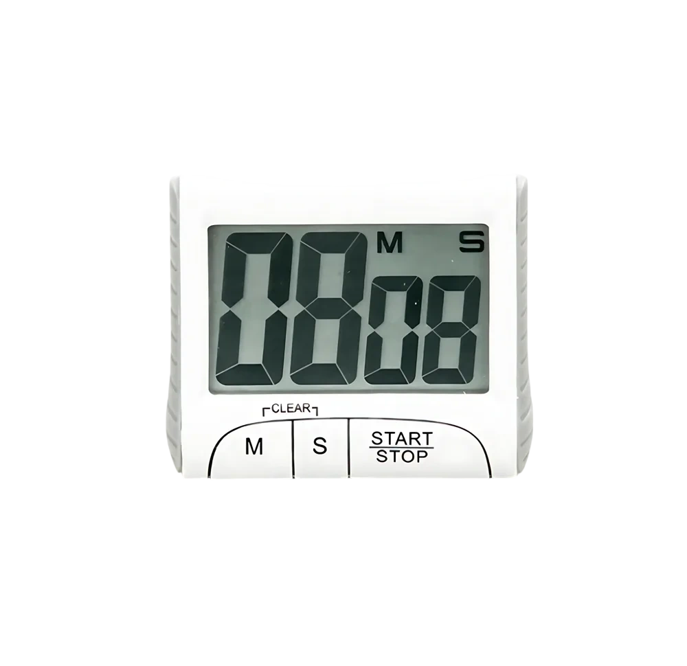 Kitchen Knock 081895 Timer Digital - Square White