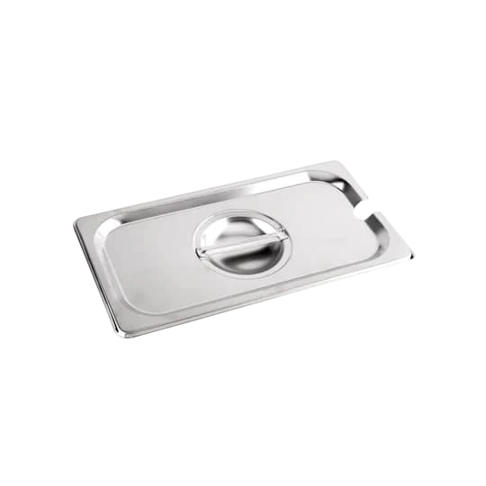 Kitchen Knock GN 1/3 Notched Lid – Stainless Steel, Pack of 6 commercial kitchen equipment