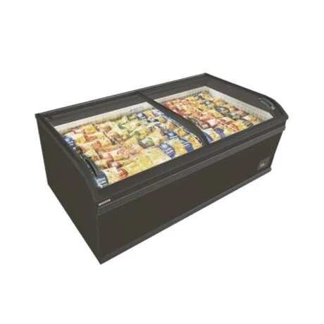 AJ Baker ATHEN ECO 210 Chest Freezer with Glass Lids and Eco Refrigerant for High Volume Storage