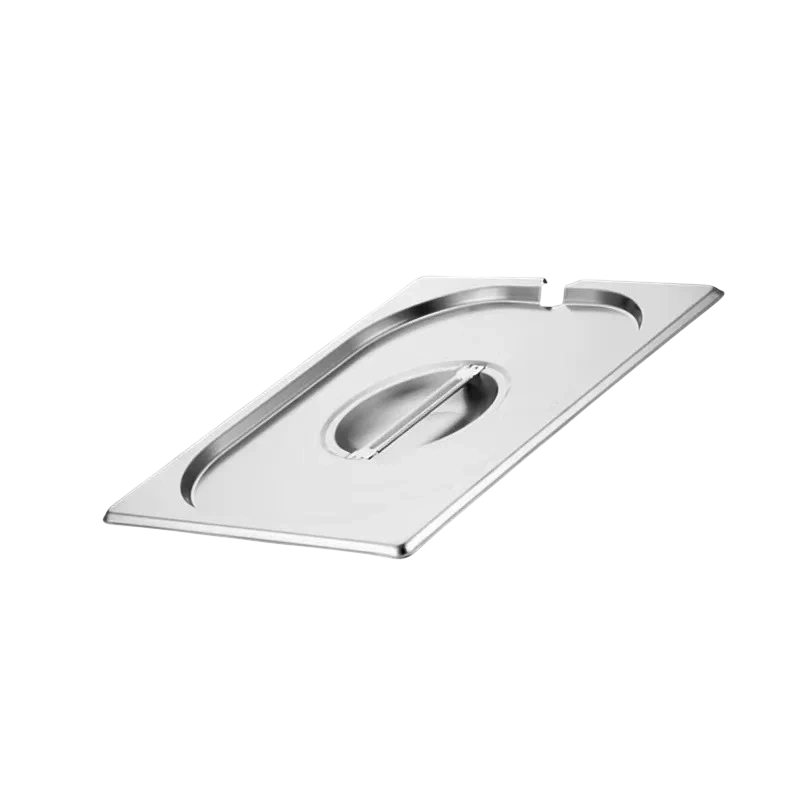 Kitchen Knock 389532 GN 1/9 Notched Stainless Steel Pan Lid