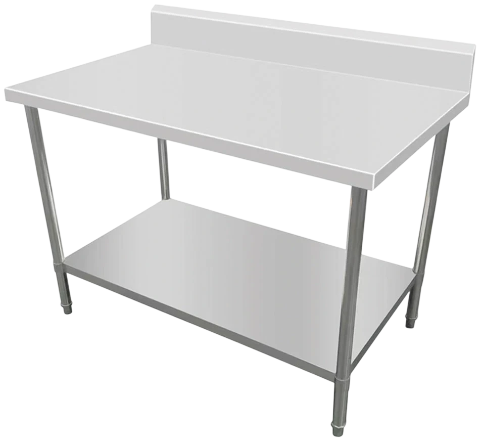 Kitchen Knock 423918 Stainless Steel Workbench – 900x600mm with Splashback