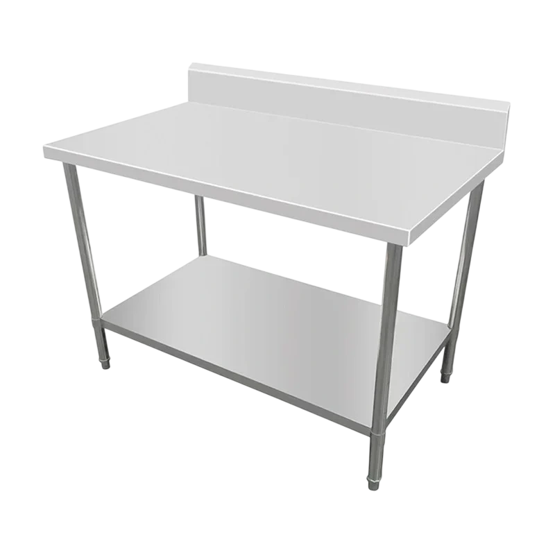 Kitchen Knock 424508 Stainless Steel Workbench – 600×600mm, Splashback