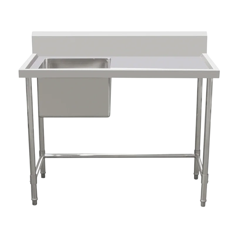 Kitchen Knock Single Sink Bench Leg Brace Left 1800x700mm commercial kitchen equipment