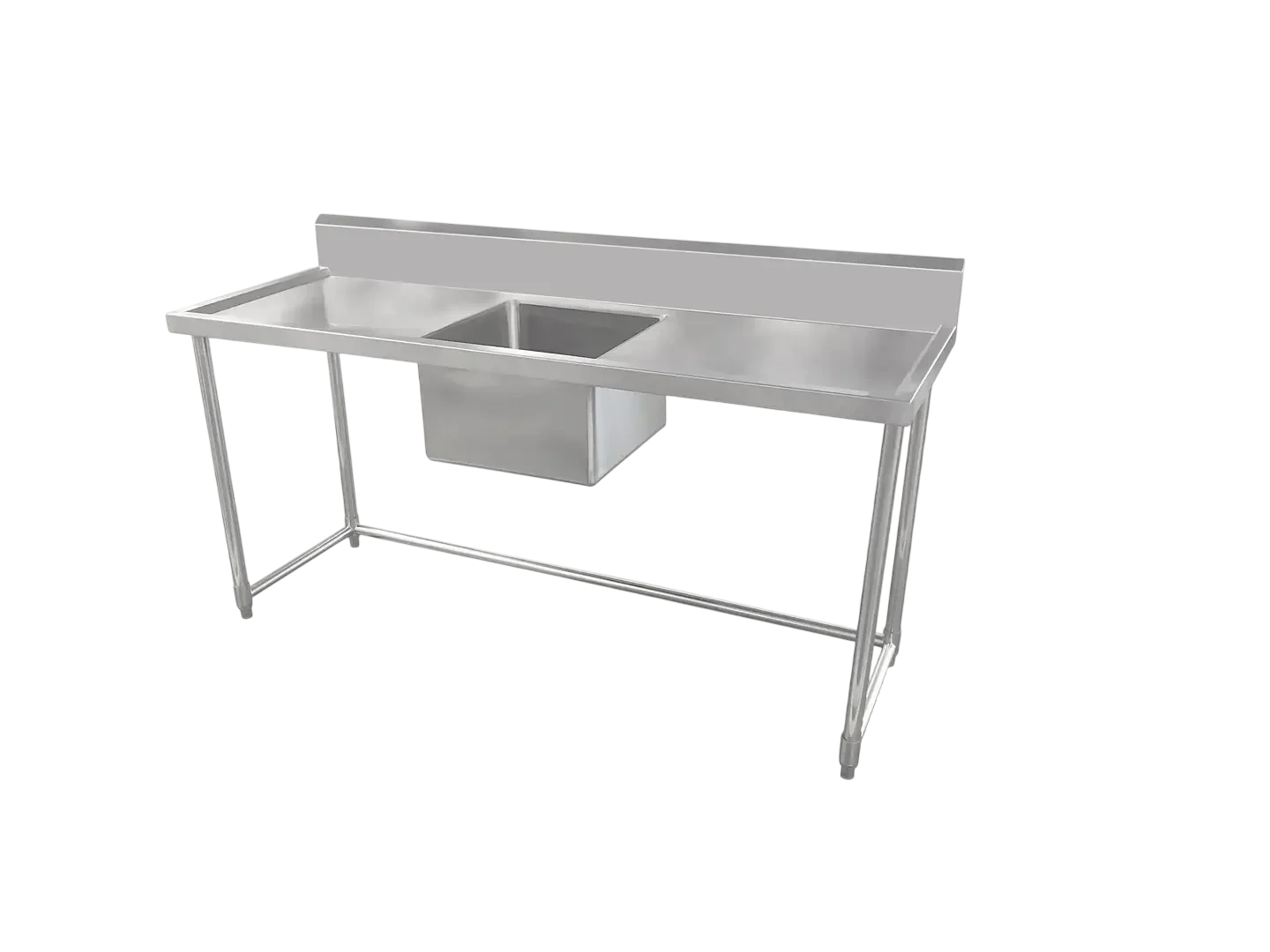 Kitchen Knock 631573 Single Sink Bench – 1800mm with Leg Brace commercial kitchen equipment