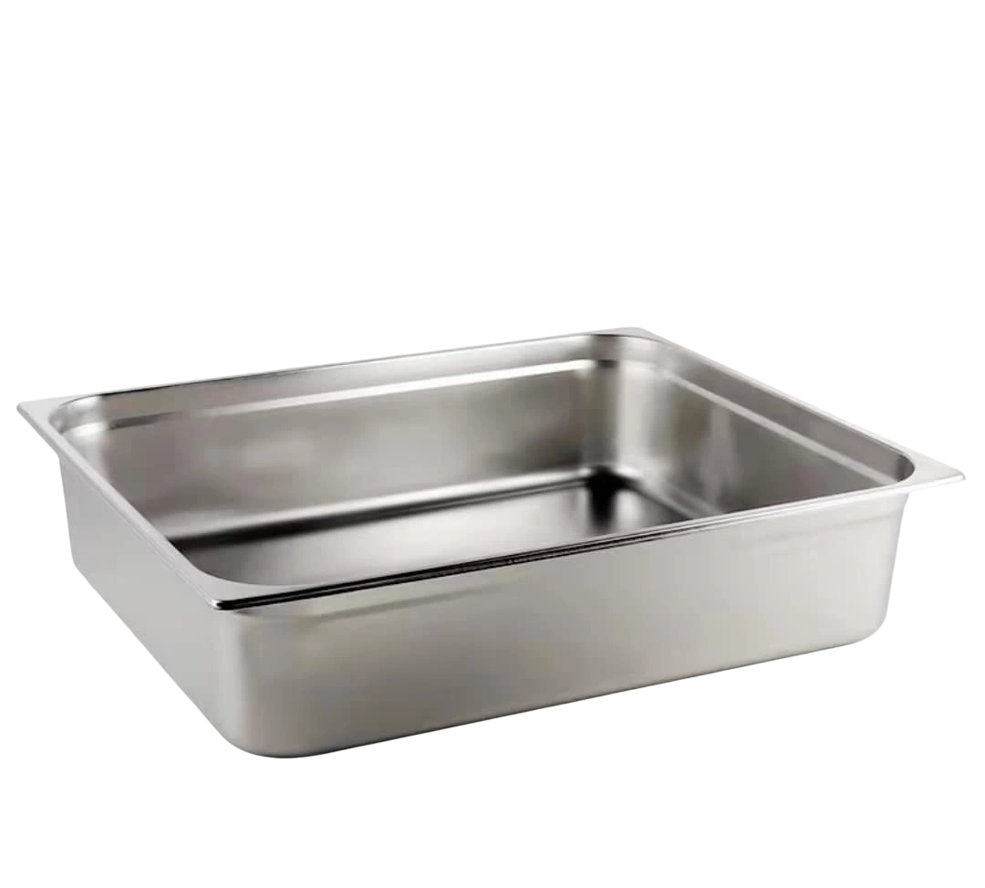 Kitchen Knock 395709 Anti-Jam Stainless Steel GN Pan – GN 2/1, 100mm