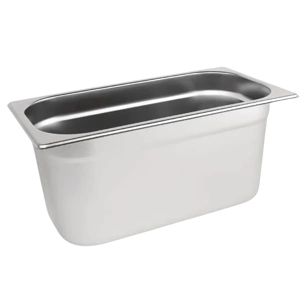 Kitchen Knock Stainless Steel Gastronorm Pan 1/3 - 150mm Deep - 6 Pack 393534 commercial kitchen equipment