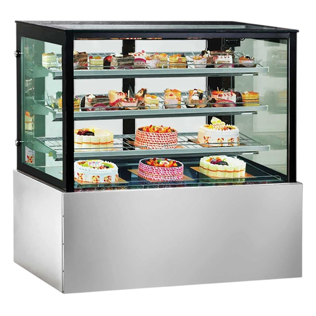 Bonvue SL840V Chilled Food Display | 570L Triple Glass Showcase commercial kitchen equipment