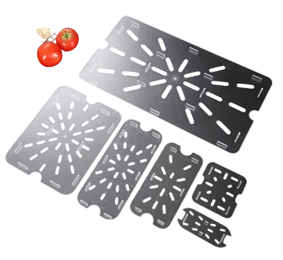 Kitchen Knock Gastronorm 1/2 Drain Plates – Polycarbonate, 258×200mm (3-Pack) commercial kitchen equipment