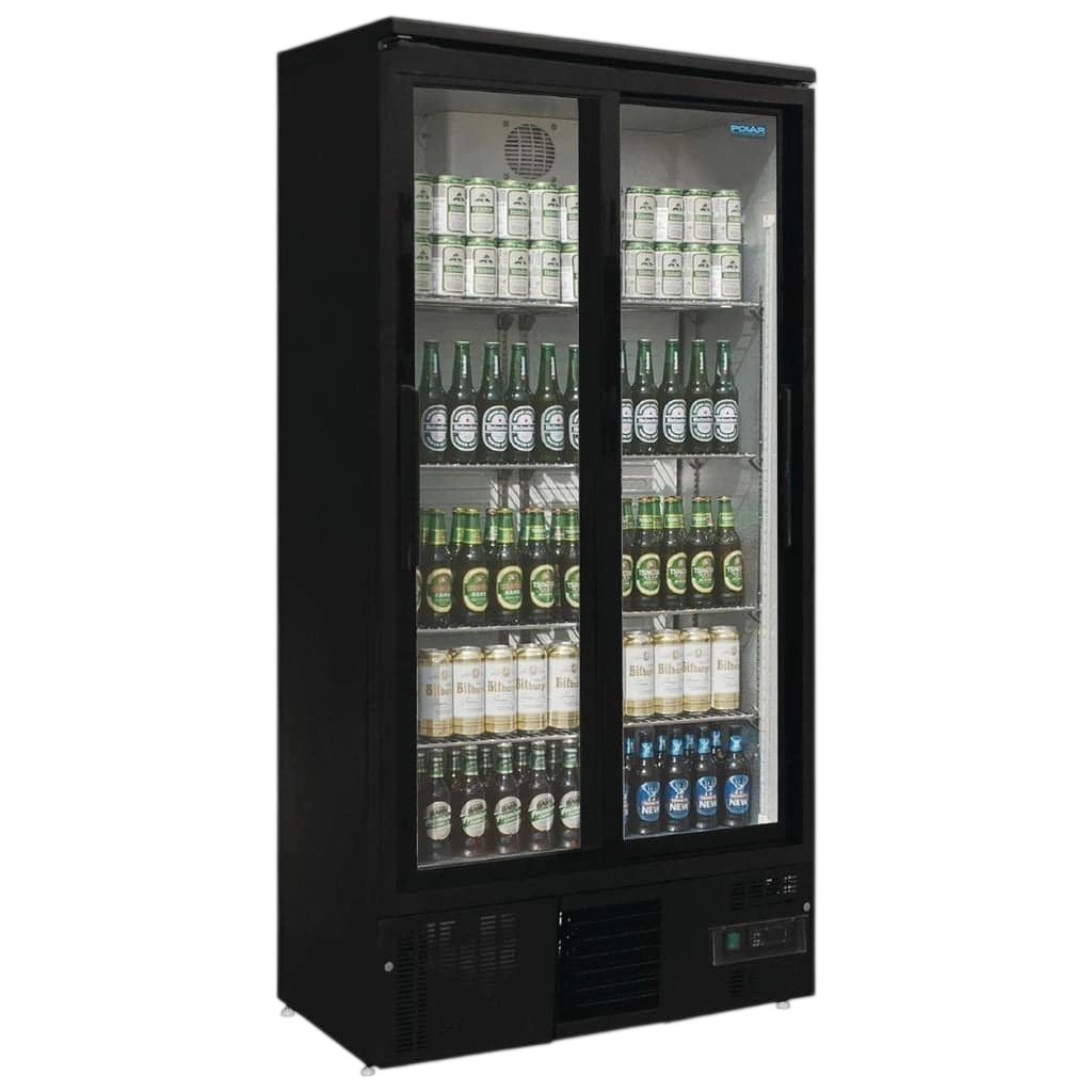 Polar GJ448-A Back Bar Display Fridge – 490L Sliding Doors | 2–8°C commercial kitchen equipment