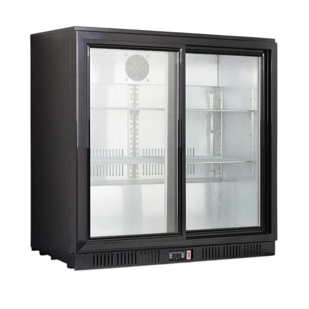Thermaster LG-208SC Under Bench Two Sliding Door Bar Fridge/Cooler