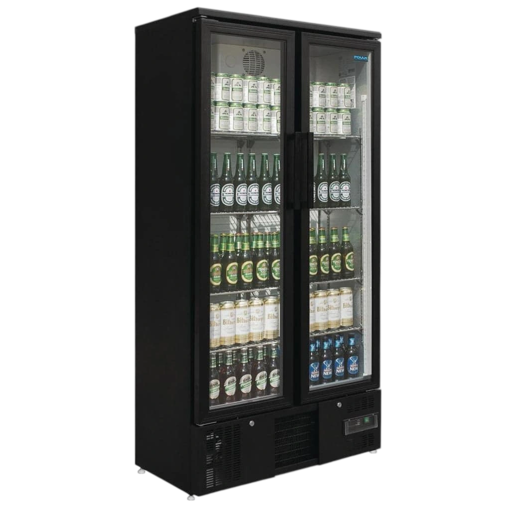 Polar GJ449-A G-Series Upright Back Bar Cooler – 490L Hinged Glass Doors commercial kitchen equipment