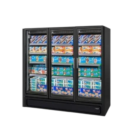Bonnet Névé BN_MFRZ/3AD EcoVert Vertical Freezer – 3 Glass Doors, R290, LED commercial kitchen equipment