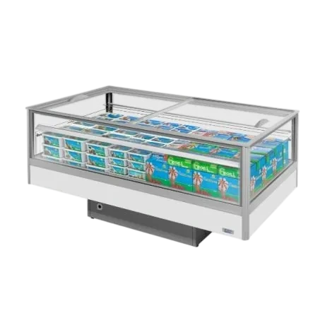 Bonnet Névé Captur Dual-Temperature Island Display Case – 1500/2000mm commercial kitchen equipment