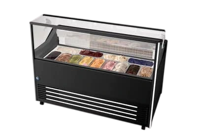 Iarp FrostMate 13 Prime Gelato Display Freezer – 13 Tub Serve-Over Black commercial kitchen equipment