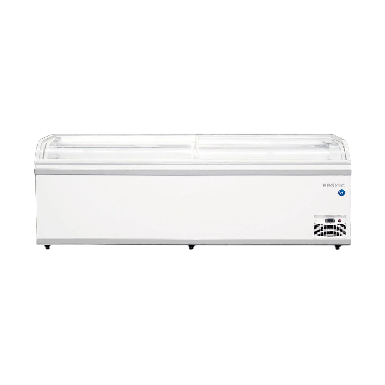 AJ Baker IRENE ECO250 Island Chest Freezer – 1155L Glass Lid | Supermarket Display commercial kitchen equipment