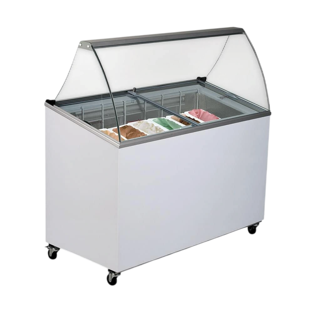 Bromic 3735262-NR GD0007S-NR Gelato Display Freezer – 352L (Includes 7 Tubs)