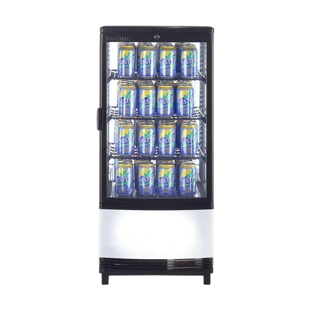 Bromic CT0100G4BC-NR Countertop Display Fridge – 98L (4-Sided Glass) commercial kitchen equipment