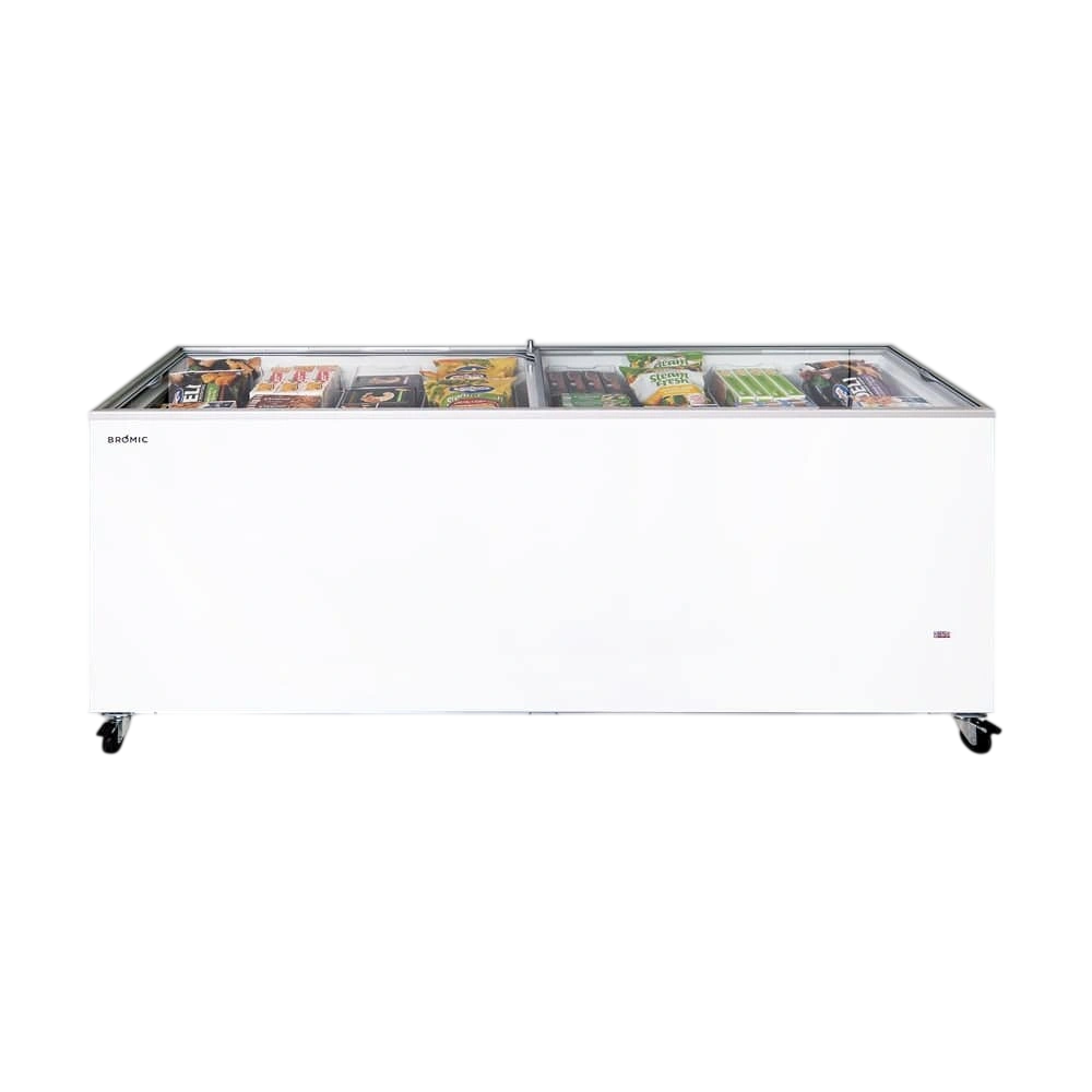 Bromic CF0700FTFG-NR Chest Freezer – 675L Flat Glass Lid, R290 commercial kitchen equipment