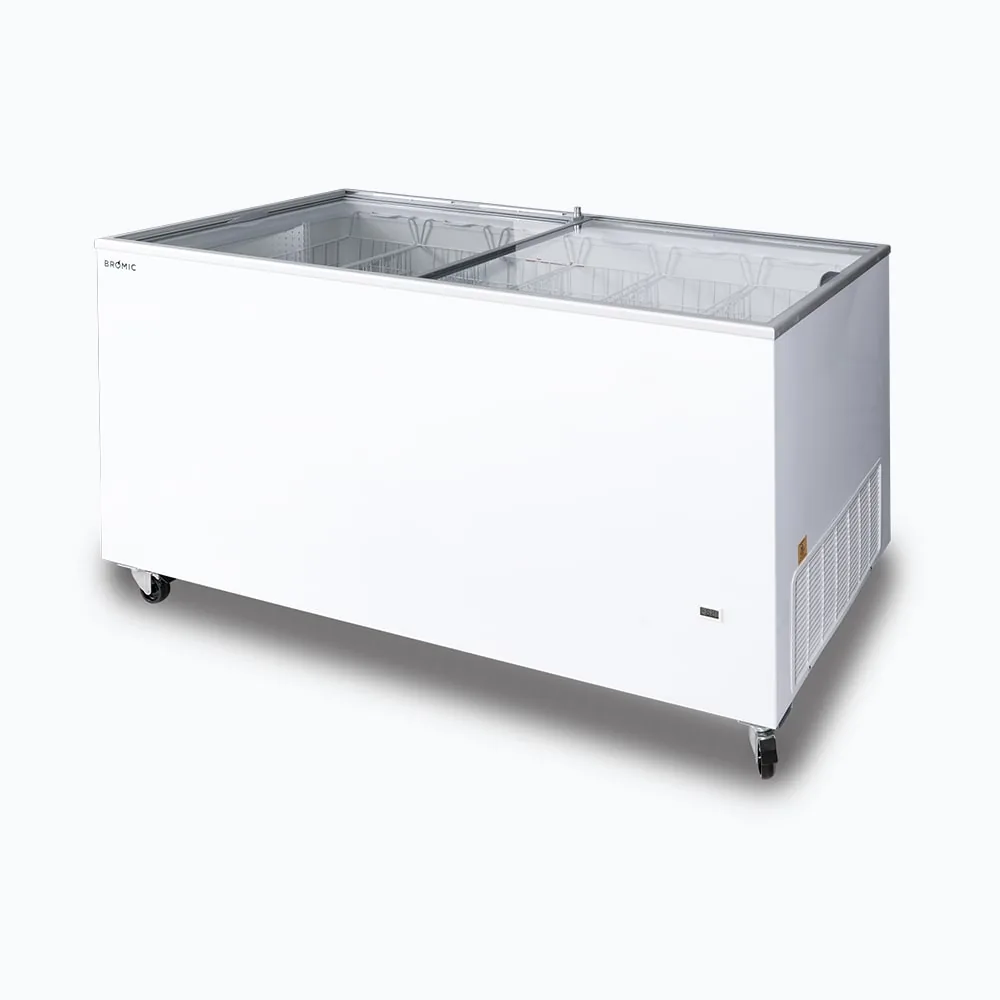 Bromic CF0500FTFG-NR Glass Lid Chest Freezer – 491L Retail Display Freezer