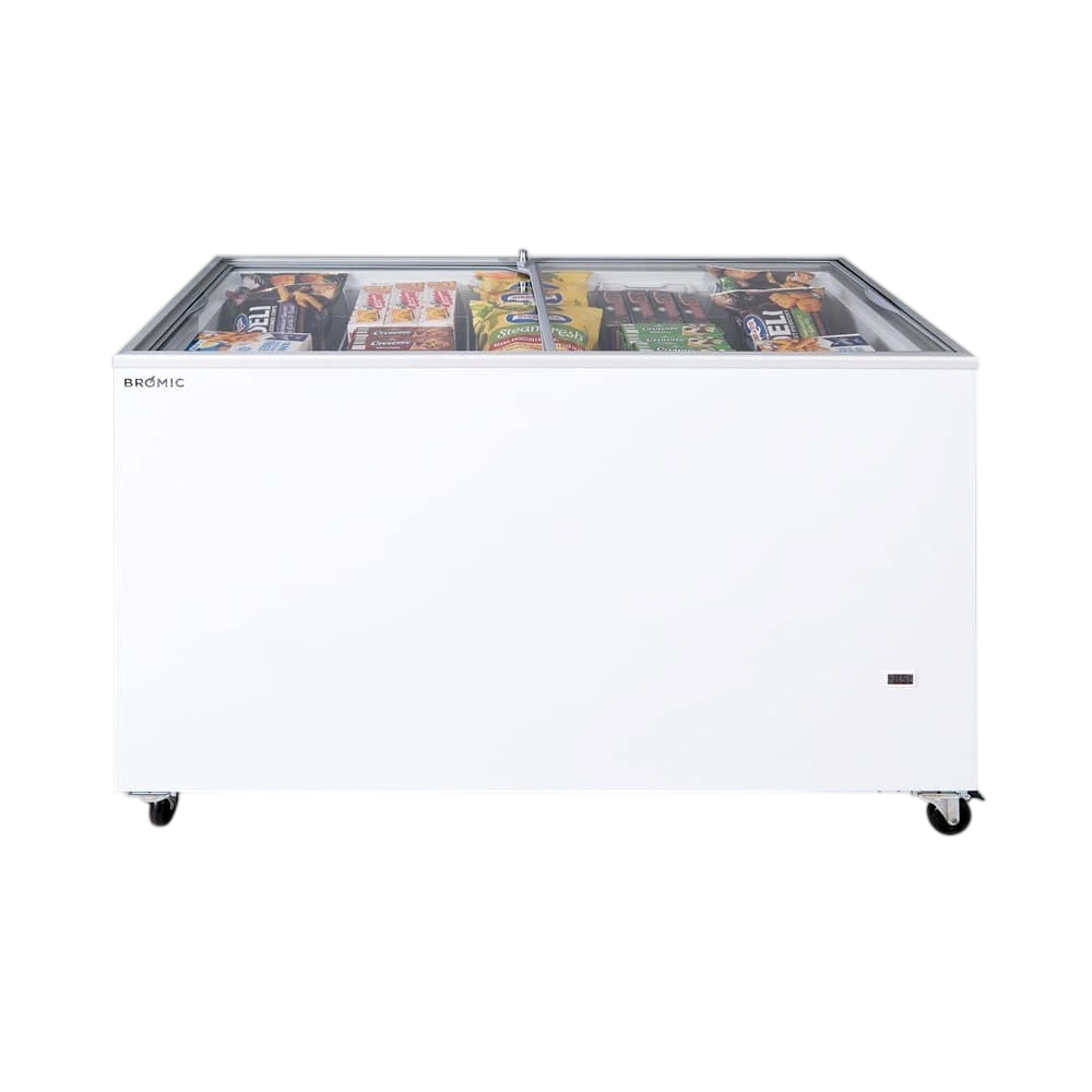 Bromic 3735310-NR CF0400FTFG-NR Chest Freezer – 401L Flat Glass Lid