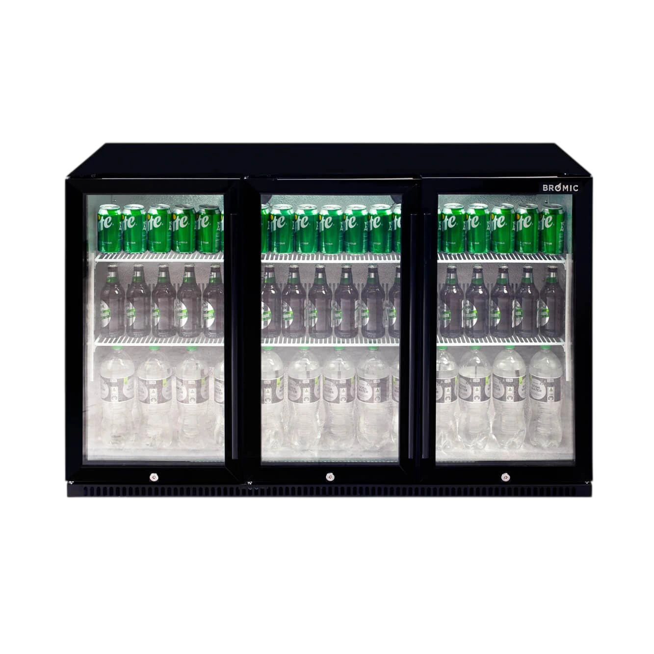 Bromic BB0330GD-NR-1 Triple Door Back Bar Fridge – 307L commercial kitchen equipment