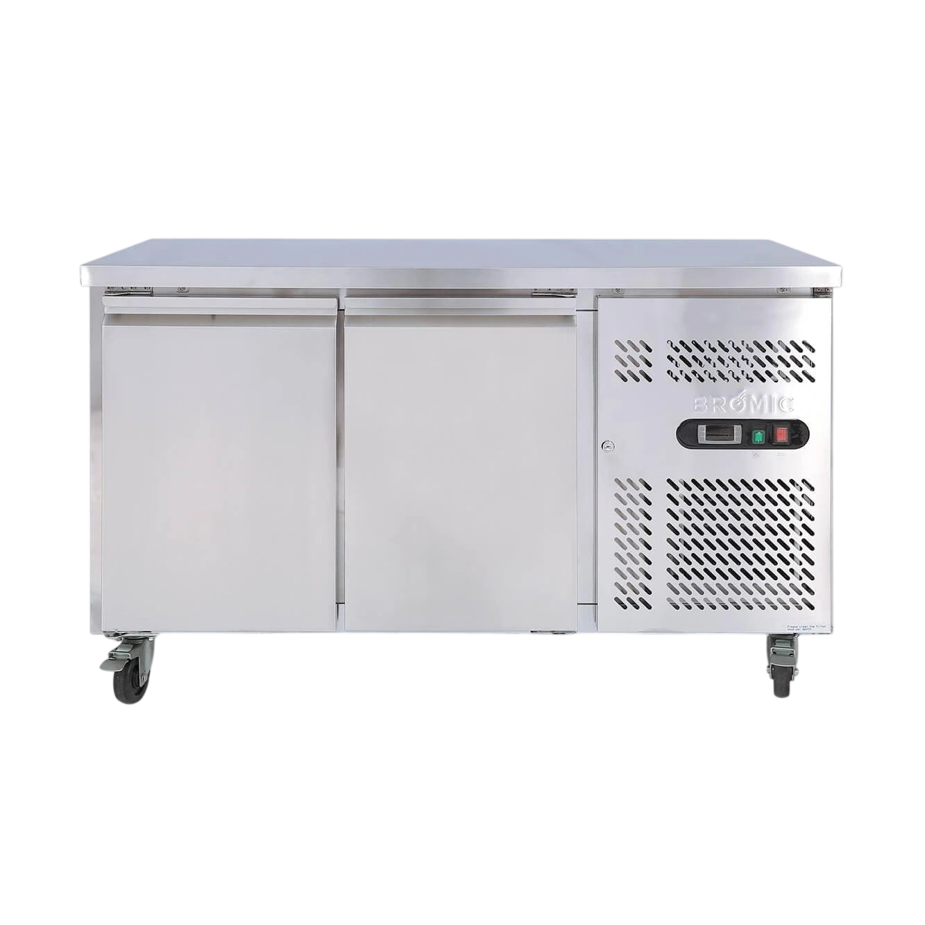 Bromic 3736230-NR UBF1360SD-NR 2 Door Under Bench Freezer – 282L, R290