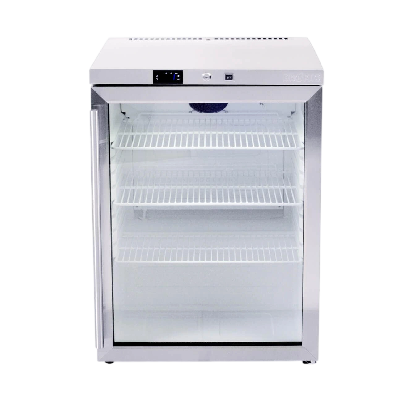 Bromic 3736255 UBC0140GD-NR Underbench Display Fridge – 138L, 1 Glass Door