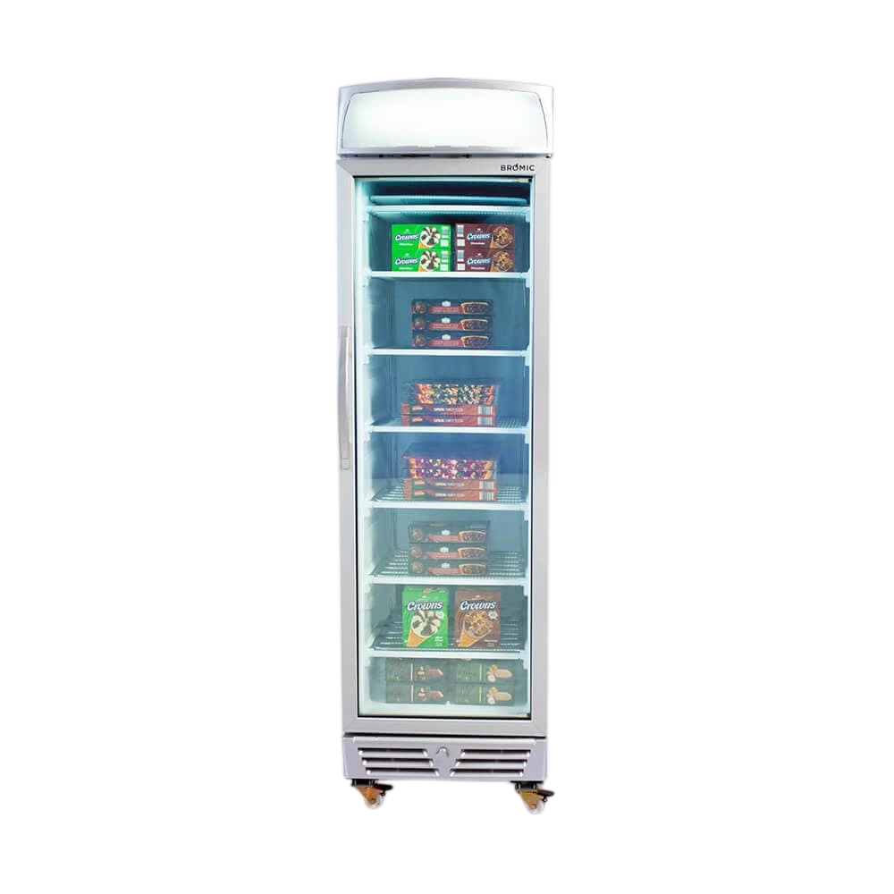 Bromic UF0374LS-NR Upright Display Freezer – 300L, Lightbox commercial kitchen equipment