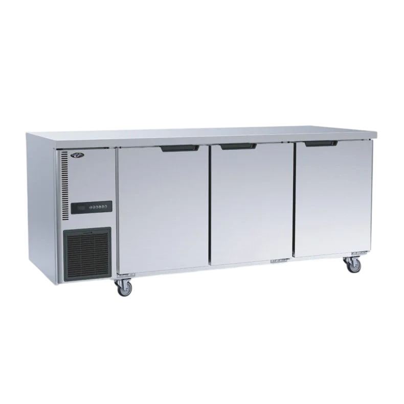Thermaster TL1800BT-3D Stainless Steel Triple Door Workbench Freezer