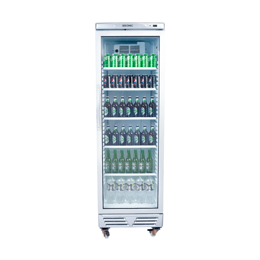 Bromic 3736035-NR GM0374-NR Upright Display Fridge | 372L Glass Door