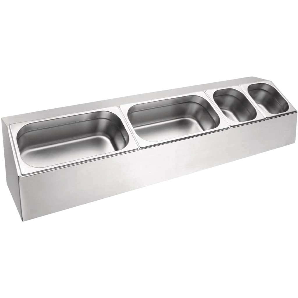 Vogue CP542 Long Stainless Steel Gastronorm Pan Rack – Buffet Display commercial kitchen equipment