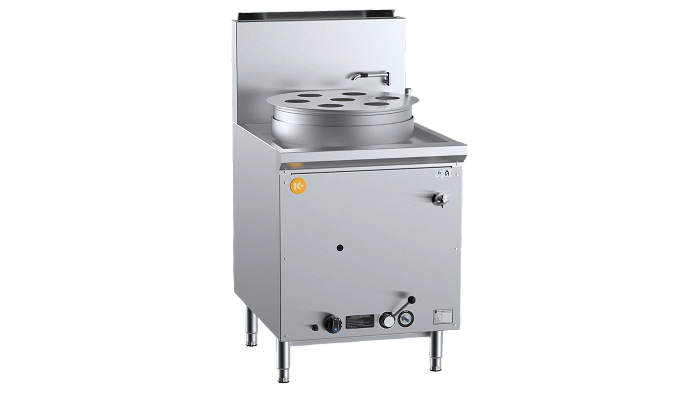 B+S K+ KYCJSF-1 Series Waterless Gas Pot Steamer 130 MJ/h 64 L commercial kitchen equipment