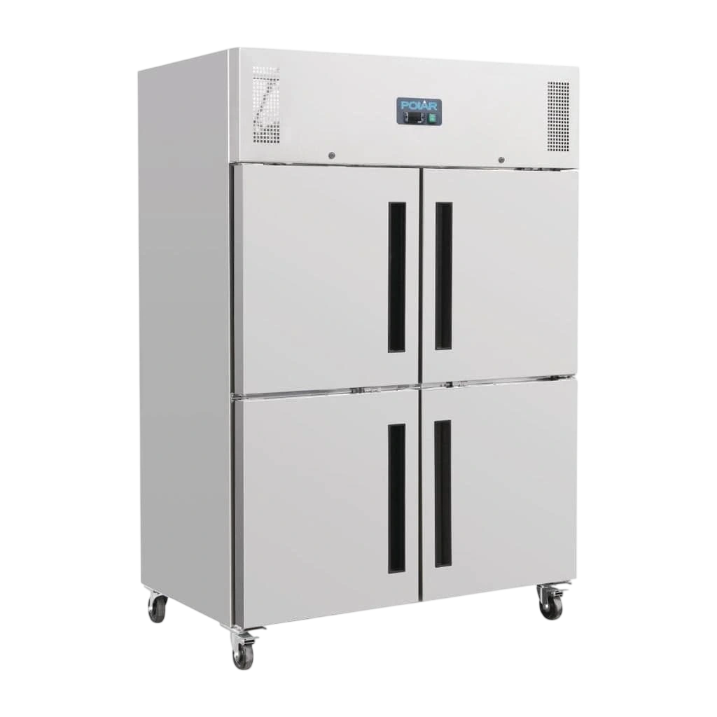 Polar G-Series GH217-A Upright Gastro Freezer – 1200L, 4 Stable Doors commercial kitchen equipment