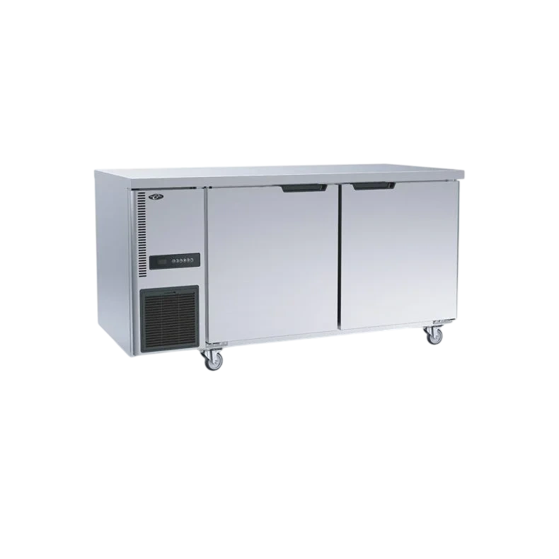 Thermaster TL1500BT Stainless Steel Double Door Workbench Freezer – 345L commercial kitchen equipment