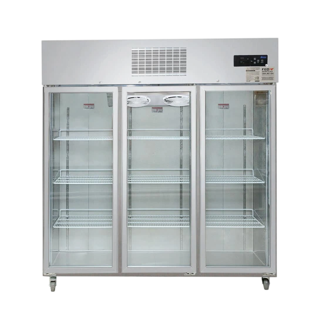 Thermaster SUFG1500 Triple Glass Door Display Freezer – 1500L, -22°C to -18°C commercial kitchen equipment