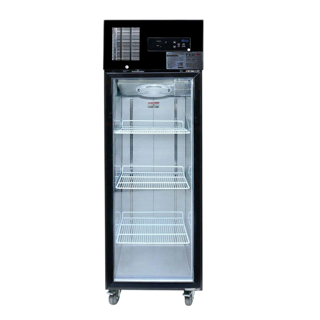 Thermaster SUFG500B Single Glass Door Freezer – 500L, Black Stainless Steel commercial kitchen equipment