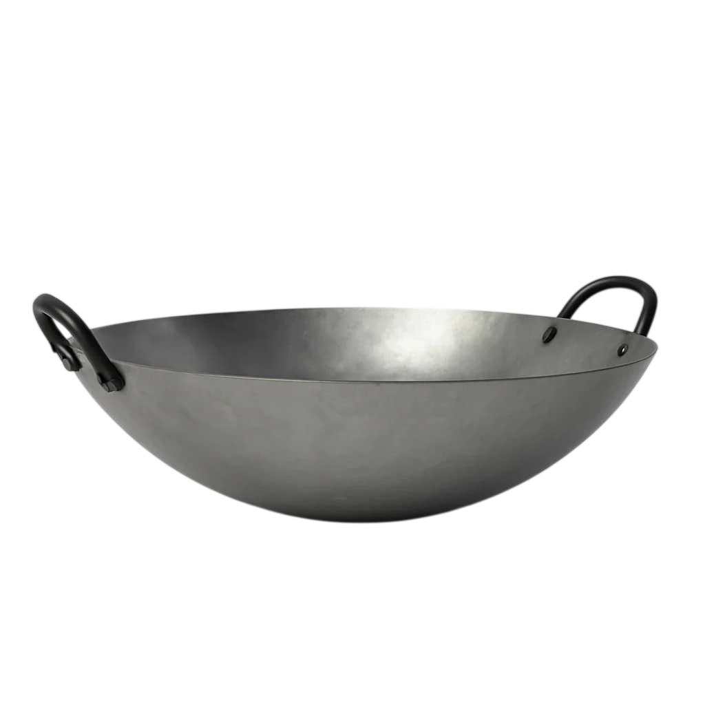 Kitchen Knock 403551 22" Steel Wok with Ears – Heavy Duty commercial kitchen equipment