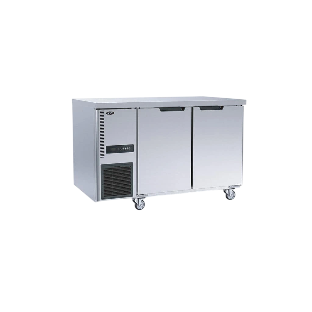 Thermaster Stainless Steel Double Door Workbench Freezer - TS1200BT commercial kitchen equipment