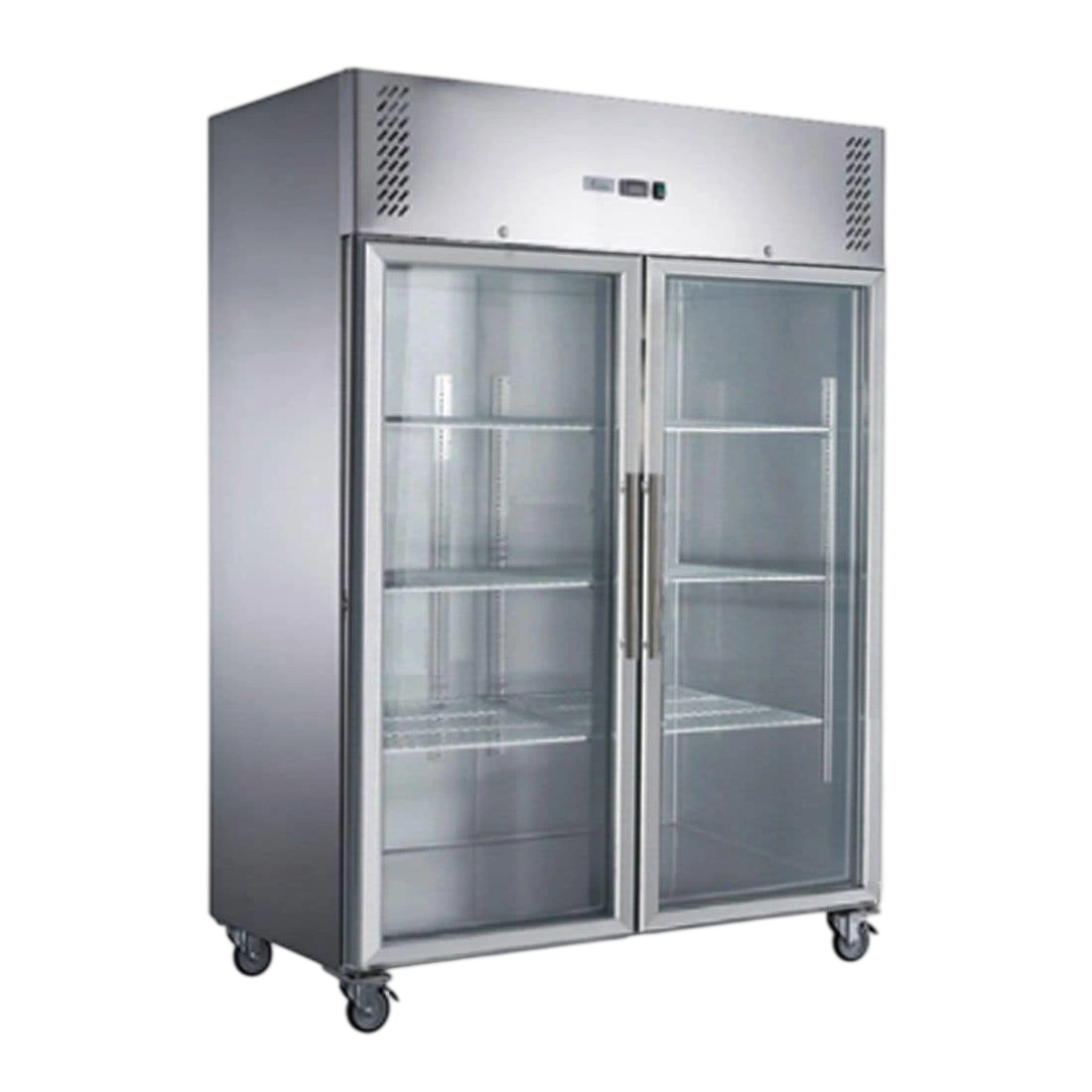 FED-X XURF1200G2V Double Glass Door Upright Freezer – 1200L commercial kitchen equipment