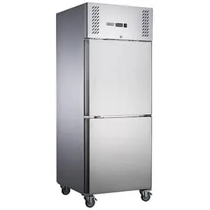 FED-X XURF600S1V Upright Stainless Split Door Freezer 600L
