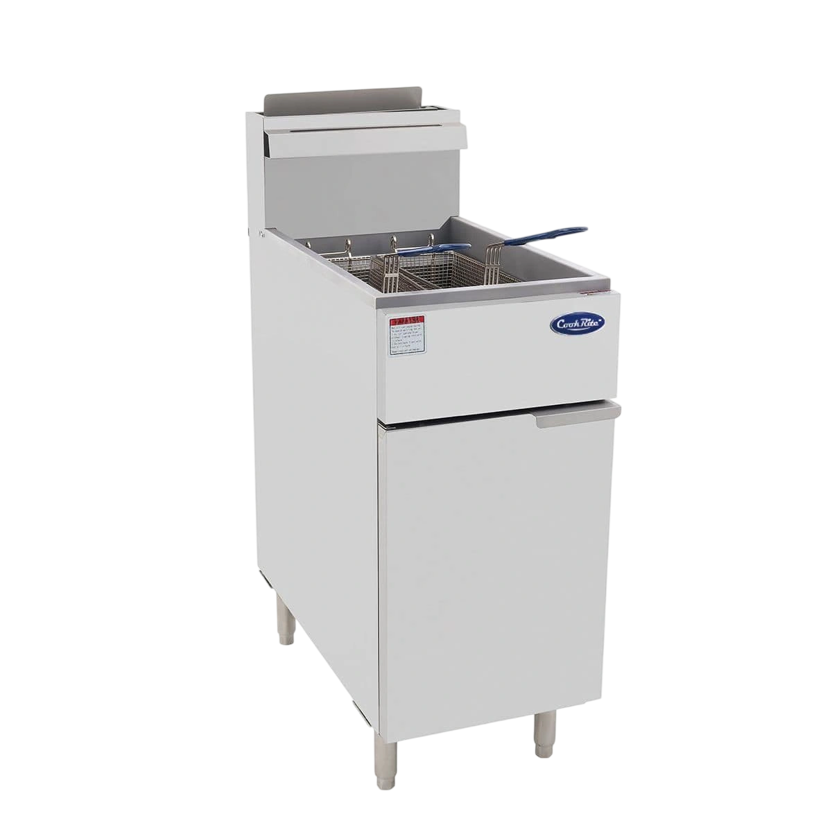 CookRite ATFS-40 3-Tube Gas Deep Fryer – NG / LPG commercial kitchen equipment